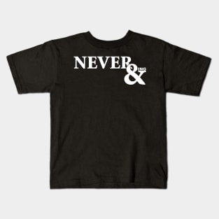 Neverending - Typography Pun Story Kids T-Shirt